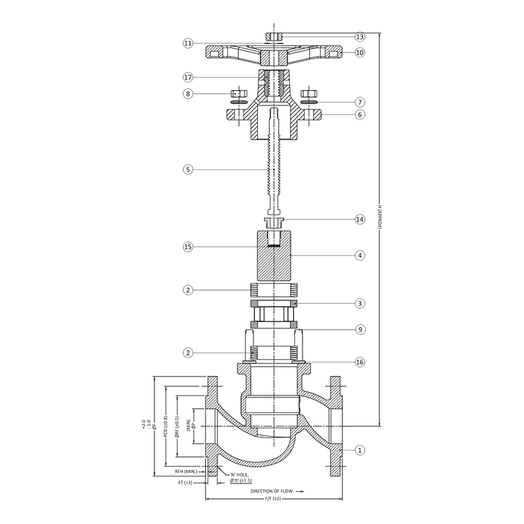 Cast Steel Piston Valve